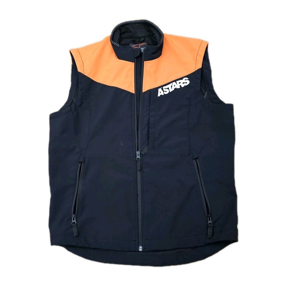 Alpinestars Session Race Vest Men’s Size Small Black Full Zip